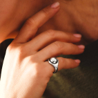 Bague Chevalière Osmose Argent