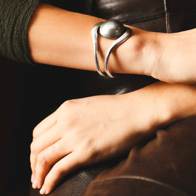 Silver Osmose Cuff