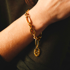 Bracelet Cœur Serrure Or