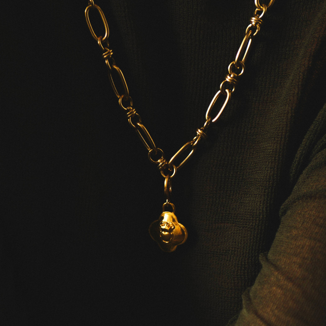 Pendentif Scarabée Amovible Or