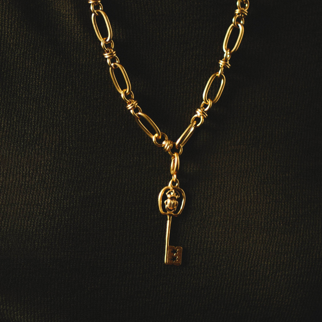 Pendentif Clef Amovible Or