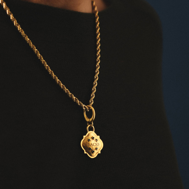 Pendentif Bacio Amovible Or