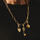 Pendentif Bacio Amovible Or