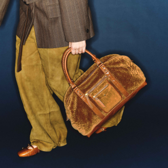 Siena Shearling Weekender Roger XS