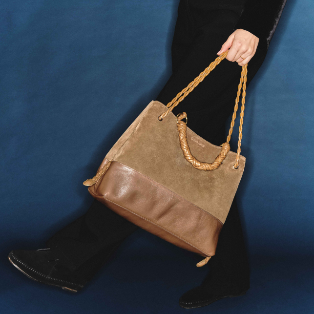Sac Denise Cuir Taupe