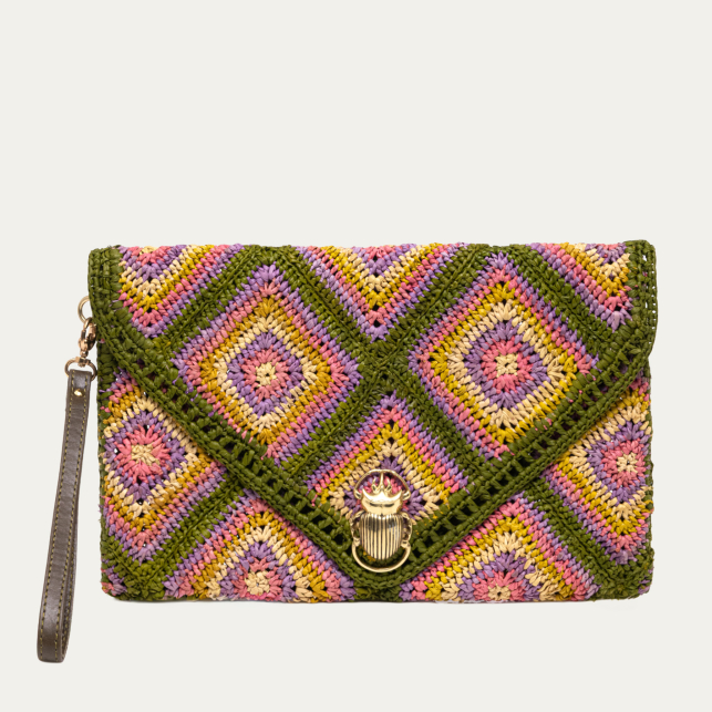 Pochette Raphia Alicia