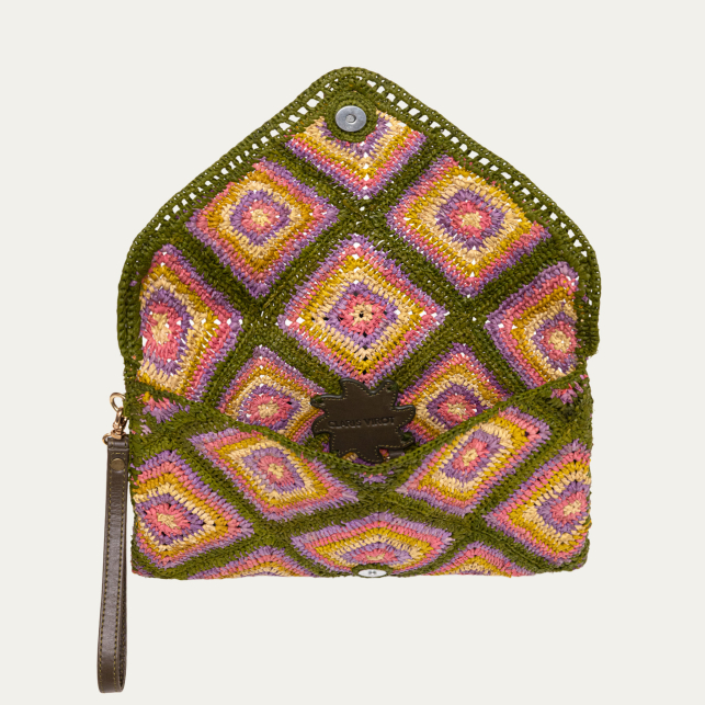 Pochette Raphia Alicia