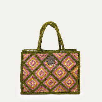Raphia Archi tote bag