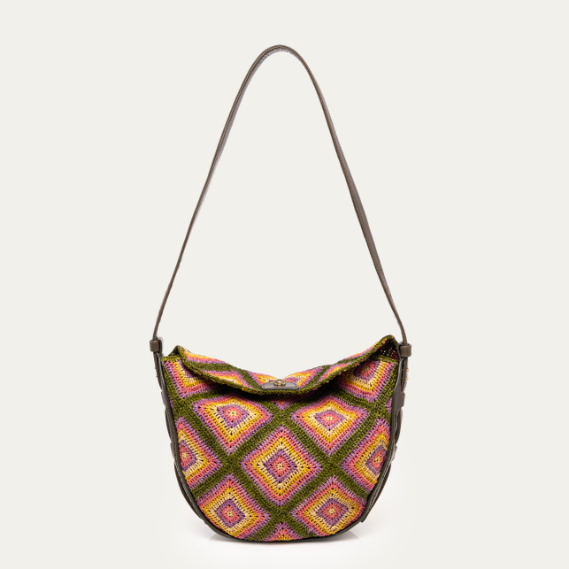 Vintage Raffia Estelle Bag