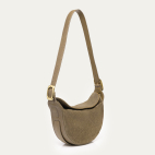 Taupe Thick Suede Estelle Bag