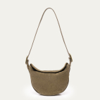 Taupe Thick Suede Estelle Bag