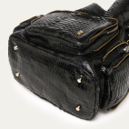 Black Python Lenny Bag