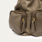 Taupe Leather Lenny Bag