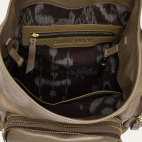 Taupe Leather Lenny Bag