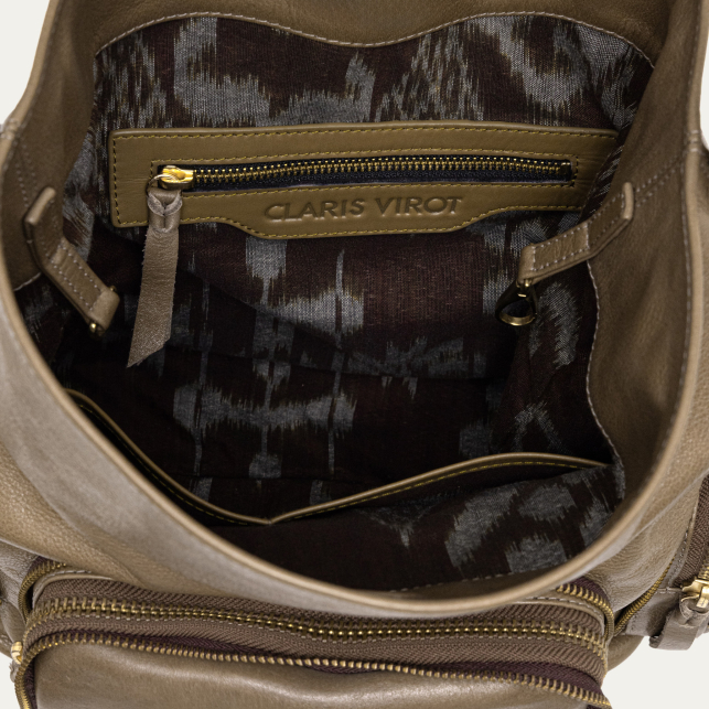Sac Lenny Cuir Taupe