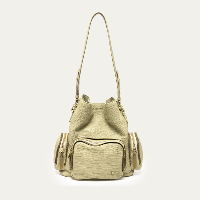 Verdelatte Bubble Leather Lenny Bag