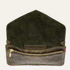 Khaki Python Long Alex Wallet
