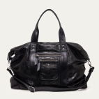 Sac Week-End Cuir Embossé Roger L Check