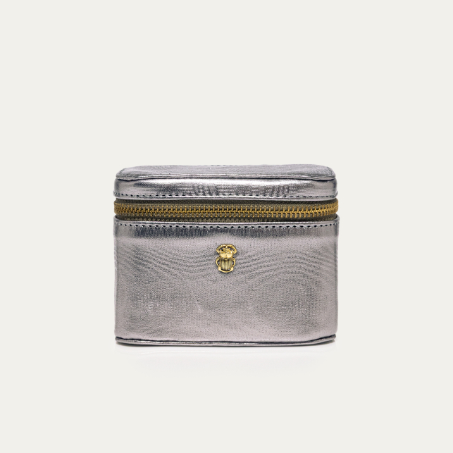 Armour Metallic Leather Greta Jewelry Box