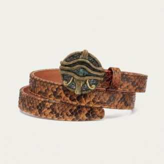 Moka Python Oudjat Eye Baby Belt