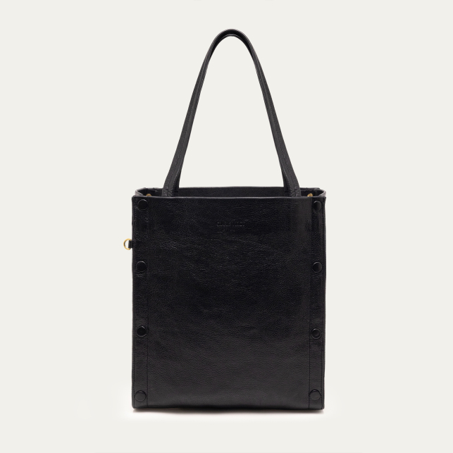 Black Leather Joseph Bag