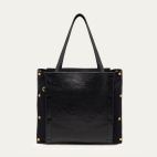 Black Leather Joseph Bag