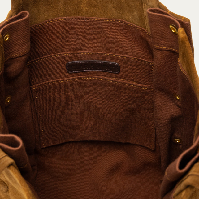 Sac Joseph Veau Velours Tabac