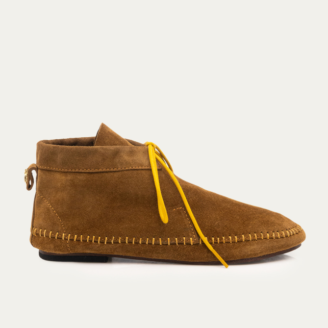 Chaussures Kate Veau Velours Tabac