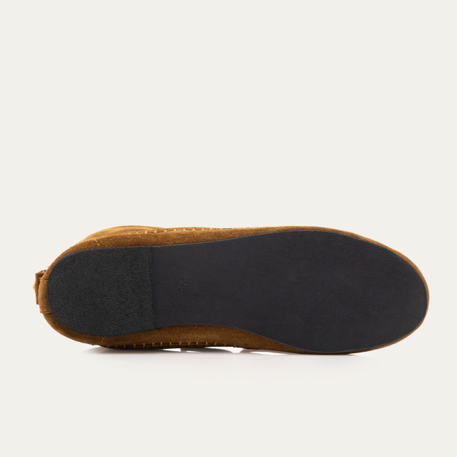 Tobacco Thick Suede Kate Shoes