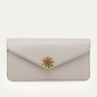 Portefeuille Alex Long Cuir Nappa Gris x And Bloom