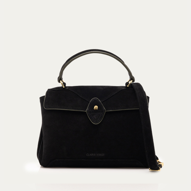 Sac Louise Veau Velours Noir