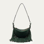 Sac Mini Chris Veau Velours Vert Forêt x Olivia TPS