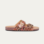 Terracotta Python Odette Sandals