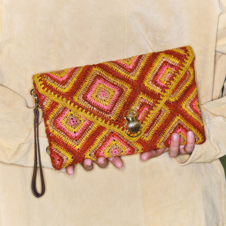 Pochette Raphia Alicia