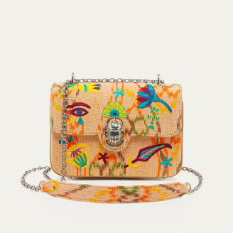 Sac Tissu Ava Medium Amphore Brodé