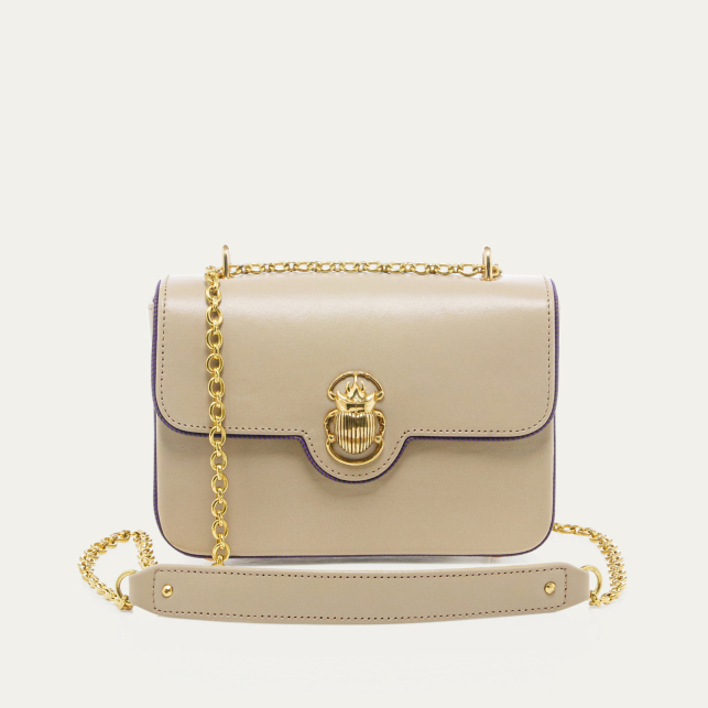 Sac Ava Medium Nappa Gypse