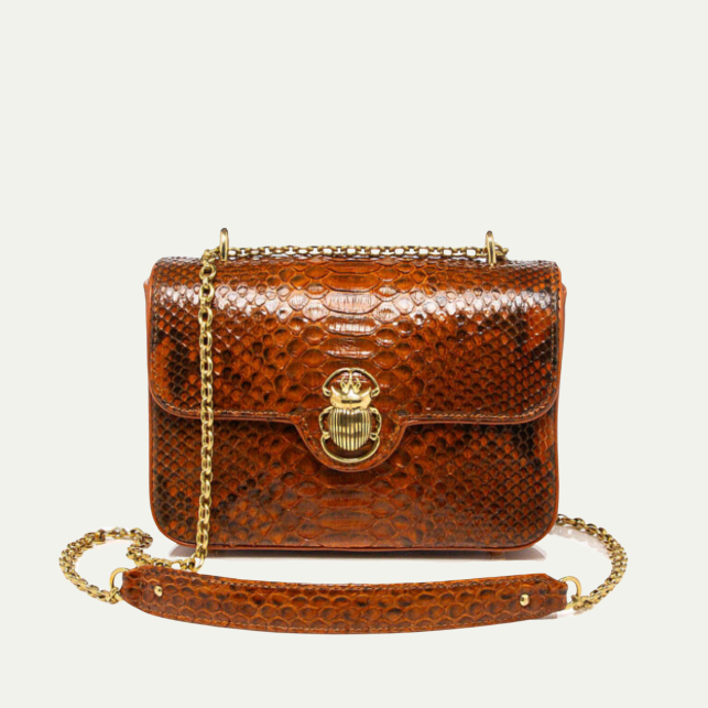 Moka Python Burgundy Suede Ava Moka