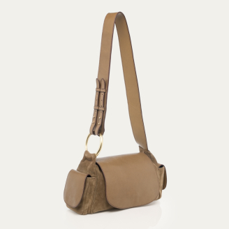 Sac Marine Cuir Taupe