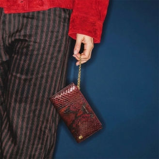 Porte Monnaie Achille Python Marovino
