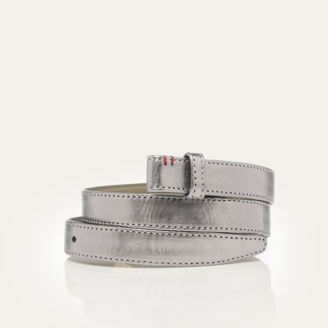 Baby Ceinture Cuir Métallisé Armour