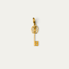 Removable Gold Key Pendant