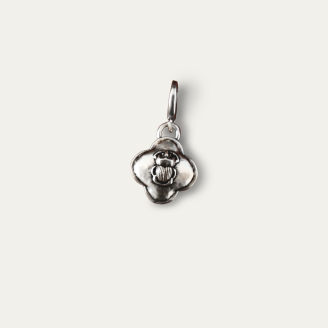 Removable Silver Beetle Pendant