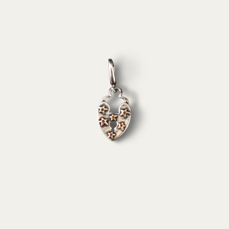Removable Secret Heart Pendant in Silver