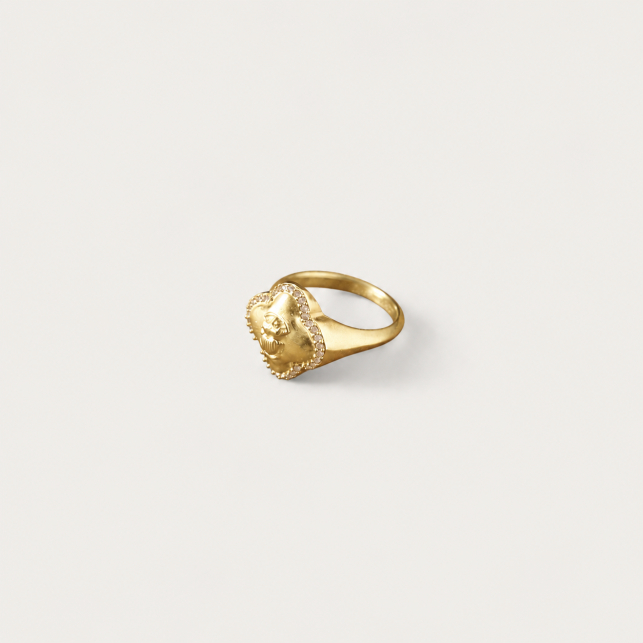 Scarab Signet Ring Gold