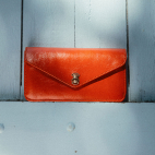 Alex Long Leather Poppy Wallet