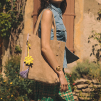 Sac Joseph Cuir Off White Lavande