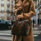 Sac Python Charly Oeil de Tigre