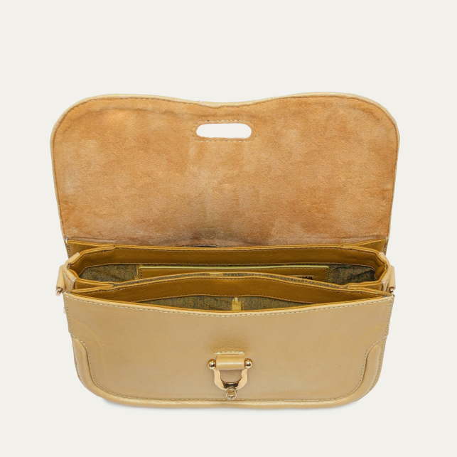 Off White Leather Manon Baguette Bag