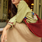 Sac Veau Velours Et Python Chris Bordeaux Et Rubis