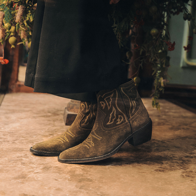 Bottines Suede Vivienne Bronze